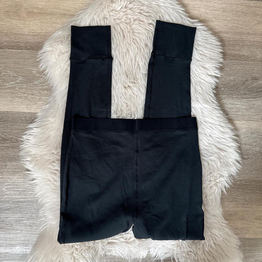 NWT SKIMS Cotton Rib Legging - Onyx XL - Picture 3 of 4
